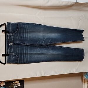 Chico's Platinum Skimmer Dark Wash Jeans